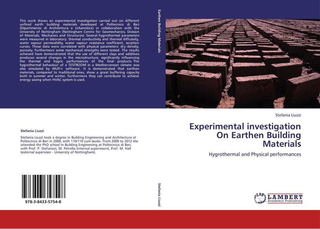Experimental investigation On Earthen Building Materials