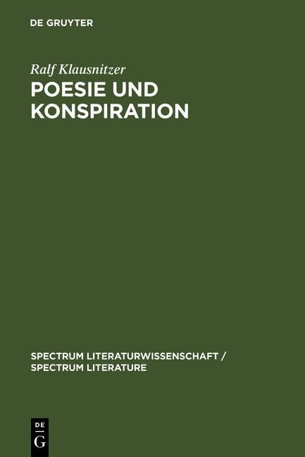 Poesie und Konspiration - Ralf Klausnitzer