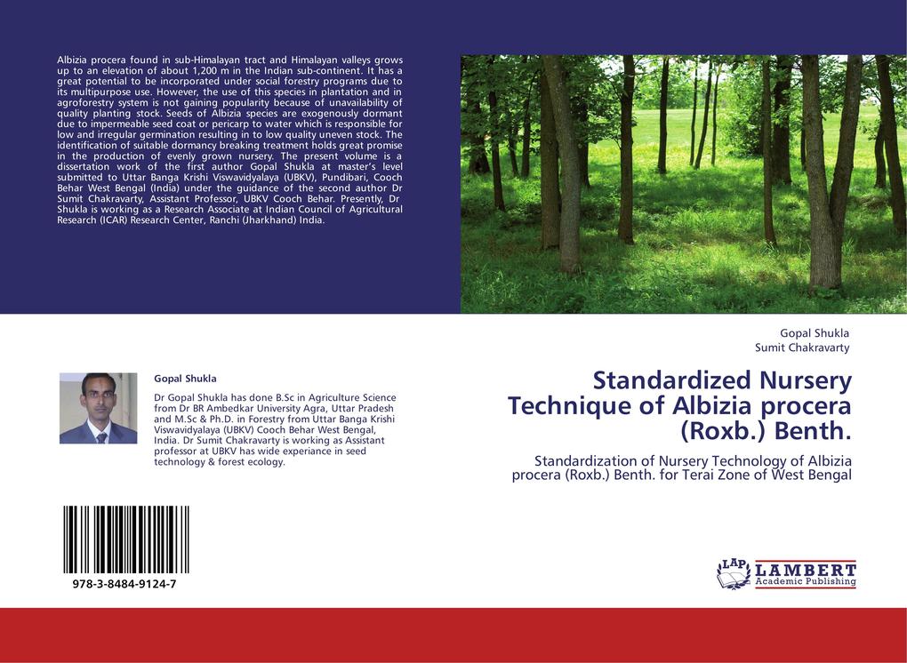 Standardized Nursery Technique of Albizia procera (Roxb.) Benth.