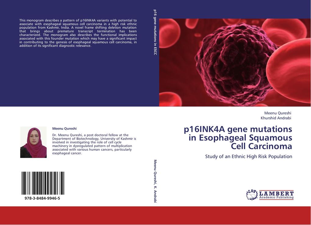 p16INK4A gene mutations in Esophageal Squamous Cell Carcinoma