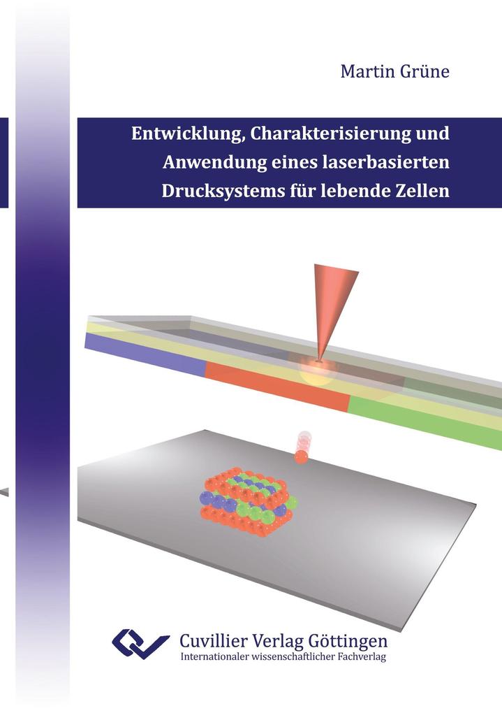 Entwicklung Charakterisierung und Anwendung eines laserbasierten Drucksytems für lebende Zellen