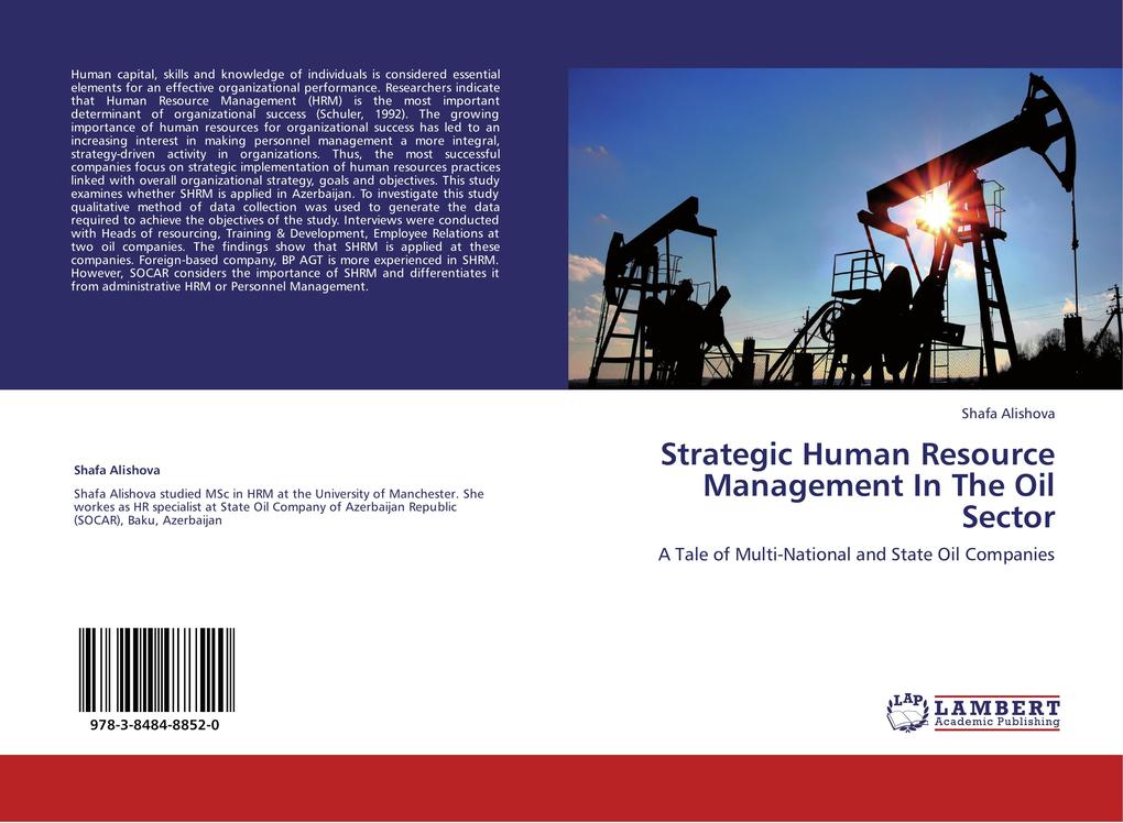 Strategic Human Resource Management In The Oil Sector
