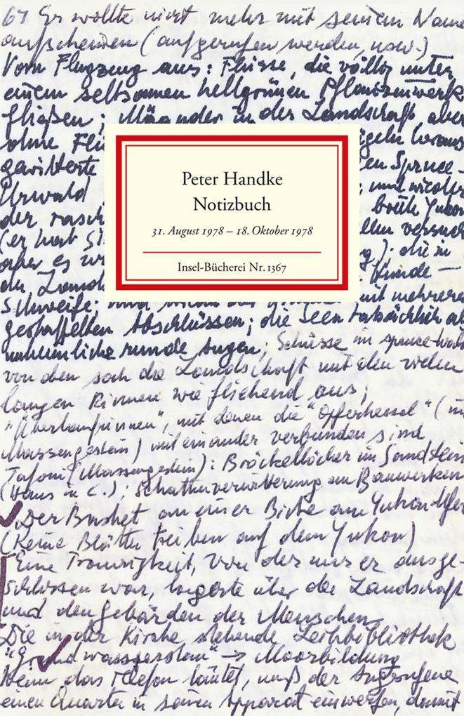 Notizbuch Nr. 4 - Peter Handke