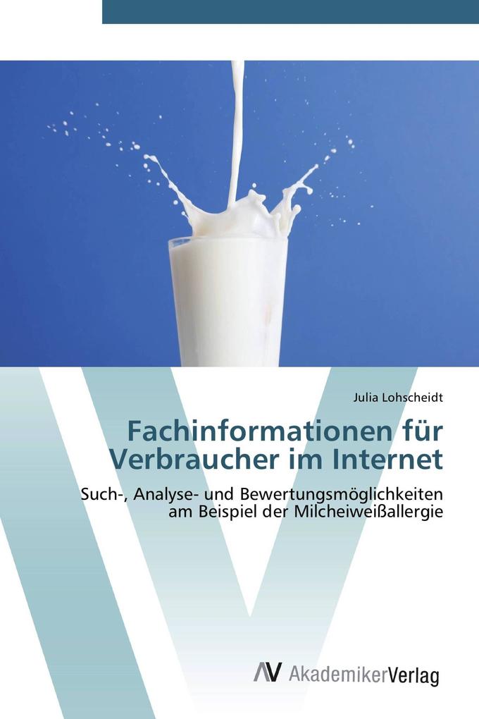 Fachinformationen für Verbraucher im Internet