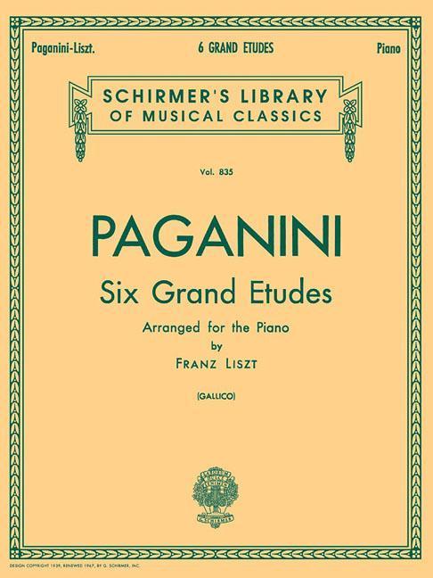 6 Grande Etudes After N. Paganini