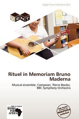 Rituel in Memoriam Bruno Maderna