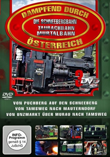 Die Schneebergbahn Taurachbahn Murtalbahn 3 DVD