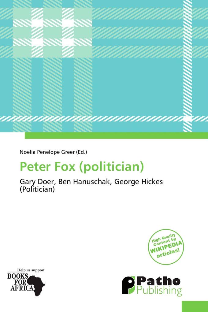 Peter Fox (politician)