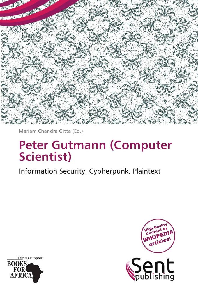 Peter Gutmann (Computer Scientist)