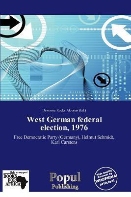 West German federal election 1976