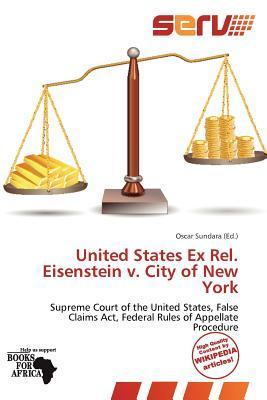 United States Ex Rel. Eisenstein v. City of New York