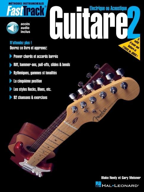 Fasttrack Guitar Method - Book 2 - French Edition - Bk/Online Audio