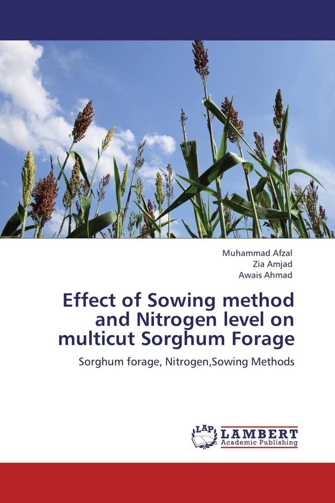 Effect of Sowing method and Nitrogen level on multicut Sorghum Forage