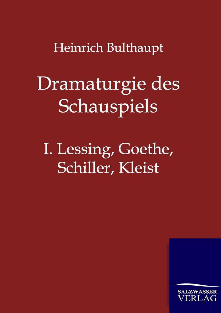 Dramaturgie des Schauspiels