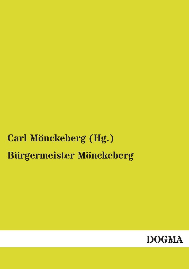Bürgermeister Mönckeberg