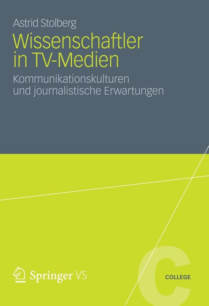 Vs Verlag Für Sozialwissenschaften Wissenschaftler In Tv-Medien