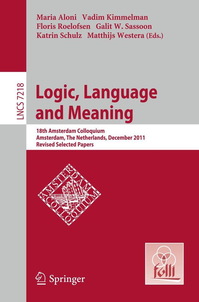 Logic Language and Meaning