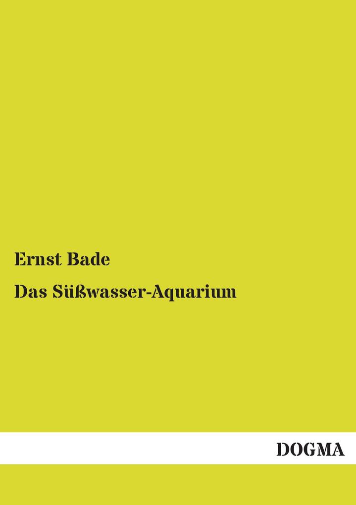 Das Süßwasser-Aquarium