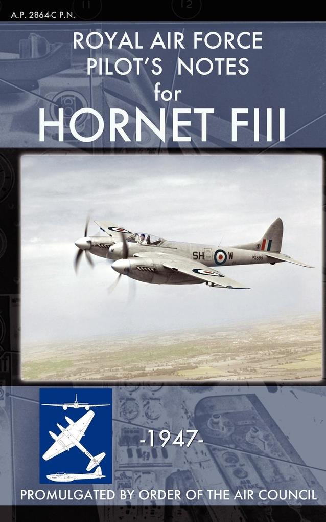 Image of Royal Air Force Pilot's Notes for Hornet FIII