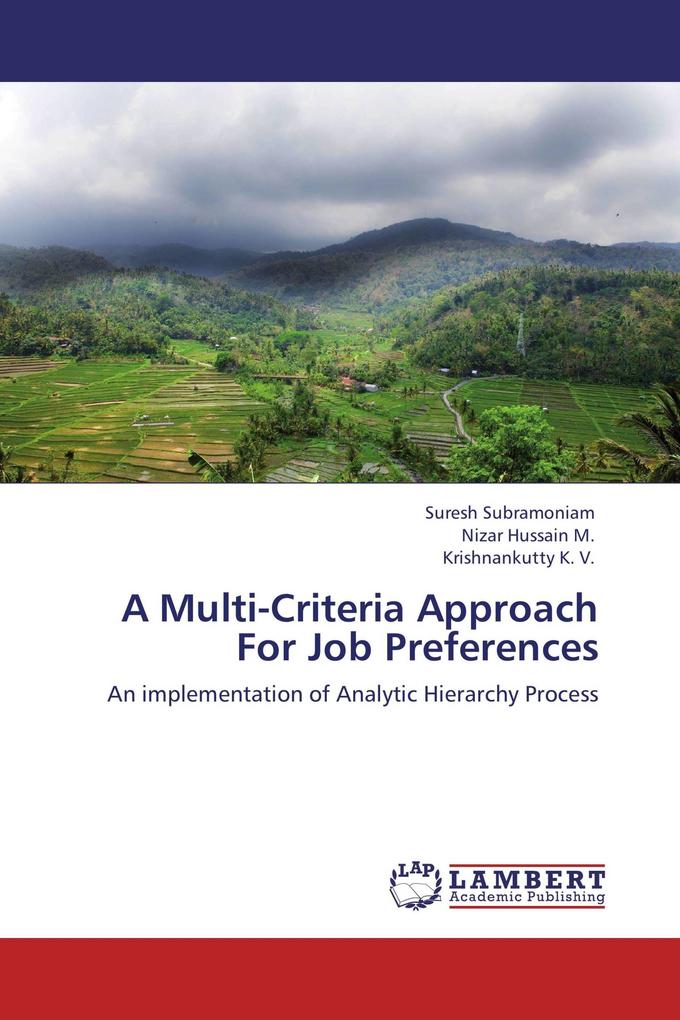 A Multi-Criteria Approach For Job Preferences