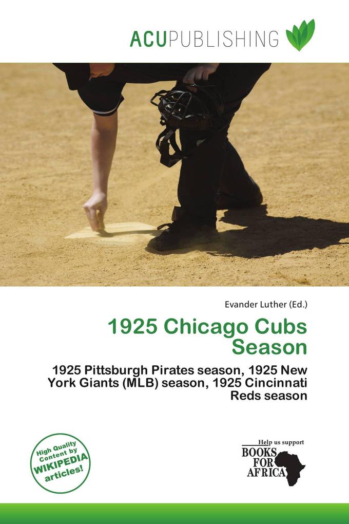 1925 Chicago Cubs Season