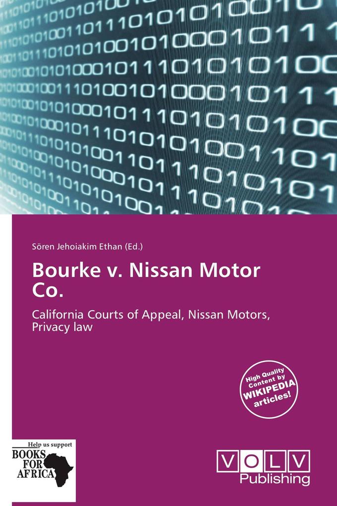 Bourke v. Nissan Motor Co.