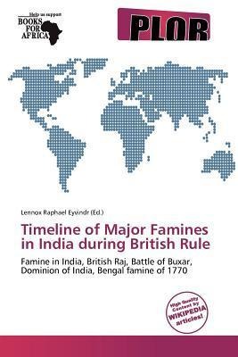 Timeline of Major Famines in India during British Rule