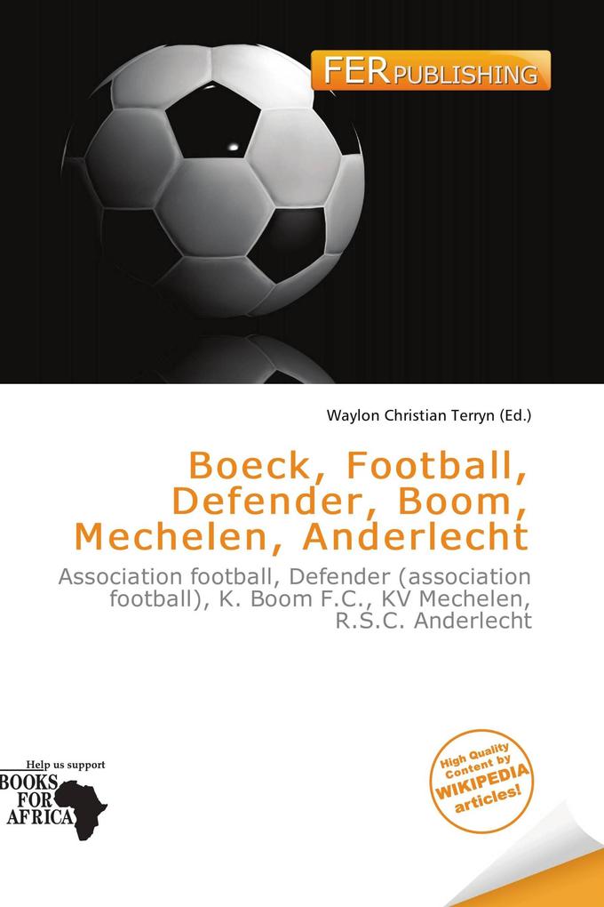 Boeck Football Defender Boom Mechelen Anderlecht