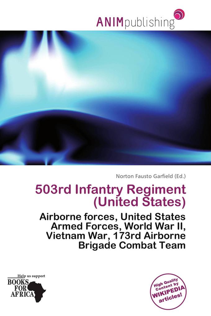503rd Infantry Regiment (United States)