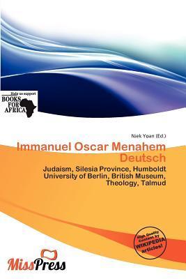 Immanuel Oscar Menahem Deutsch