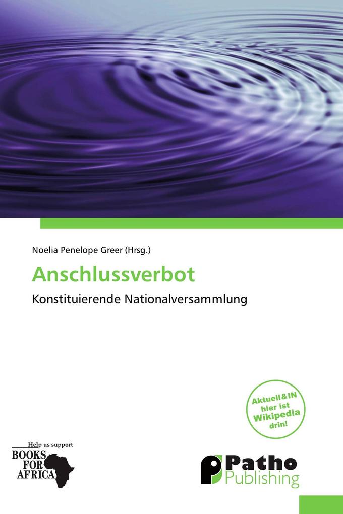 Anschlussverbot