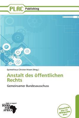 Anstalt des öffentlichen Rechts