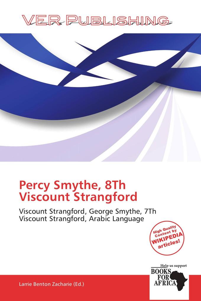 Percy Smythe 8Th Viscount Strangford