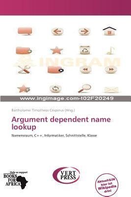 Argument dependent name lookup