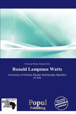 Ronald Lampman Watts