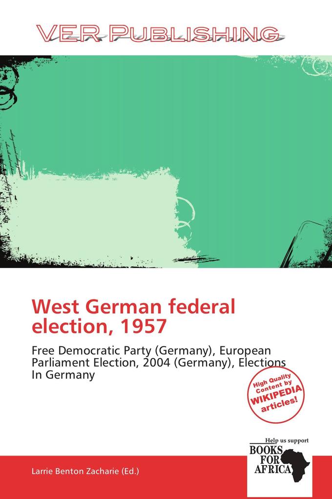West German federal election 1957