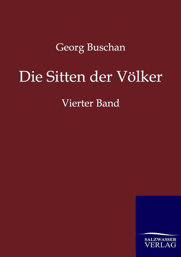 Die Sitten der Völker