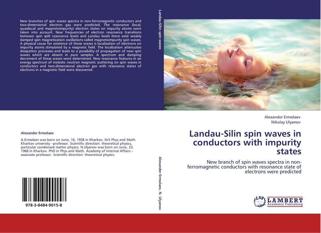 Landau-Silin spin waves in conductors with impurity states
