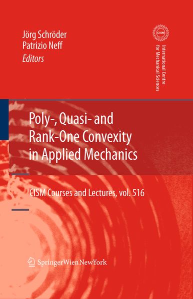 Poly- Quasi- and Rank-One Convexity in Applied Mechanics