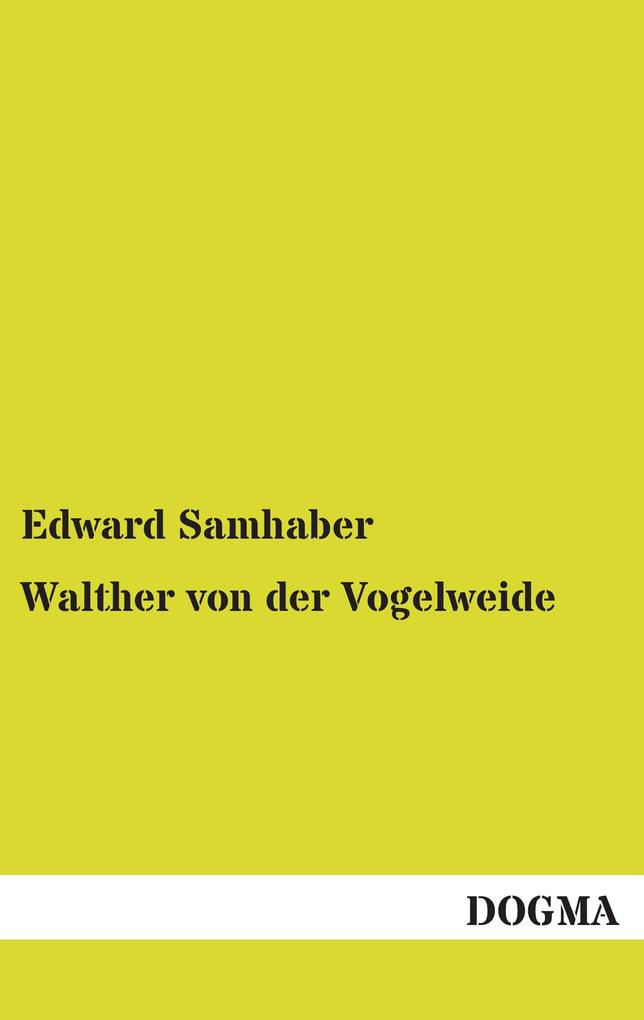 Walther von der Vogelweide