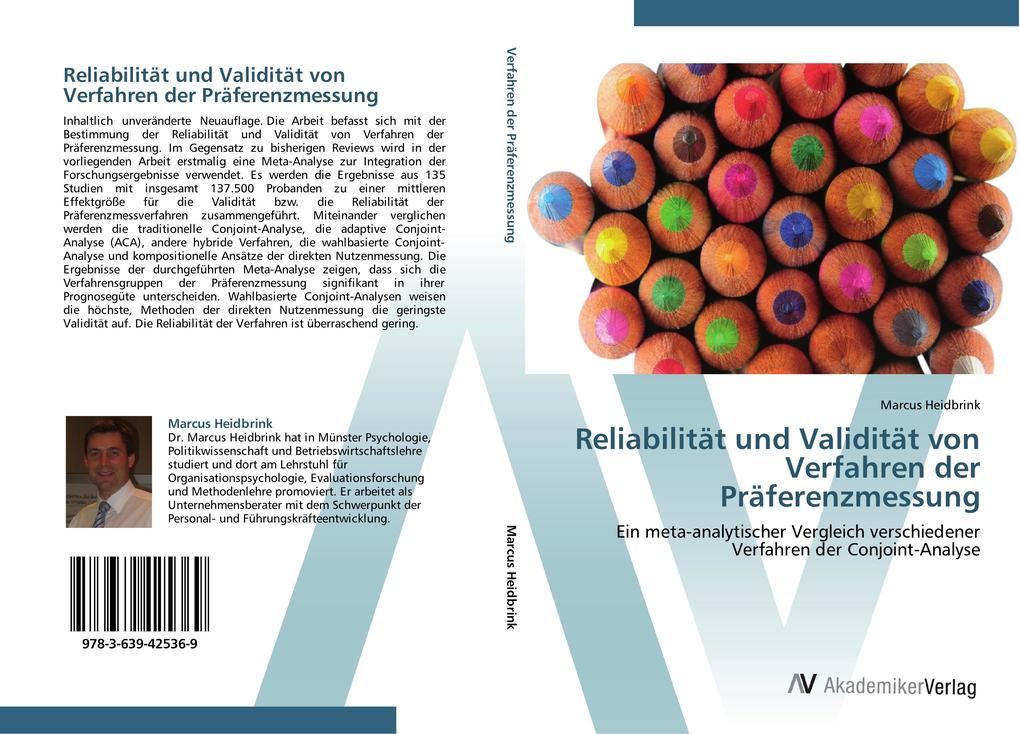 Reliabilität und Validität von Verfahren der Präferenzmessung - Marcus Heidbrink