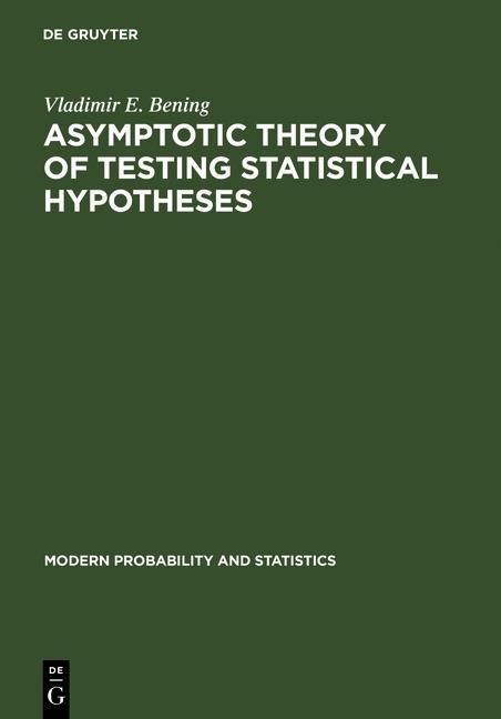 Asymptotic Theory of Testing Statistical Hypotheses
