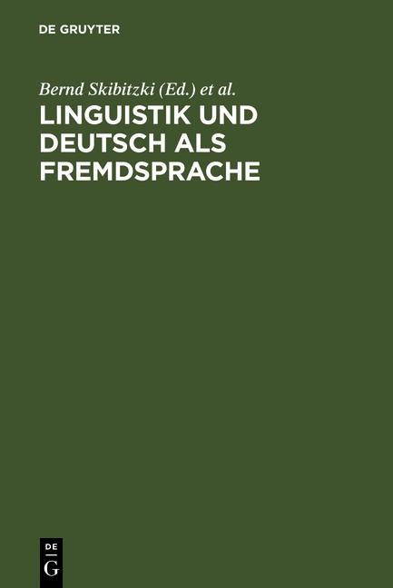 Linguistik und Deutsch als Fremdsprache