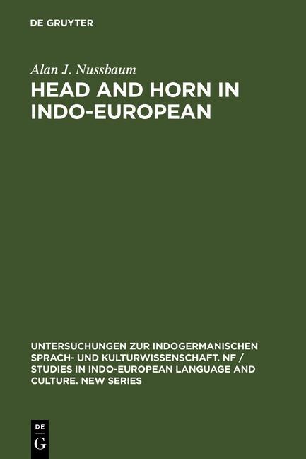 Head and Horn in Indo-European - Alan J. Nussbaum
