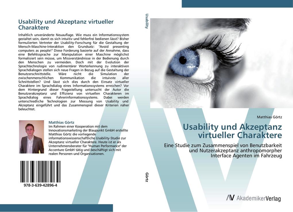 Usability und Akzeptanz virtueller Charaktere
