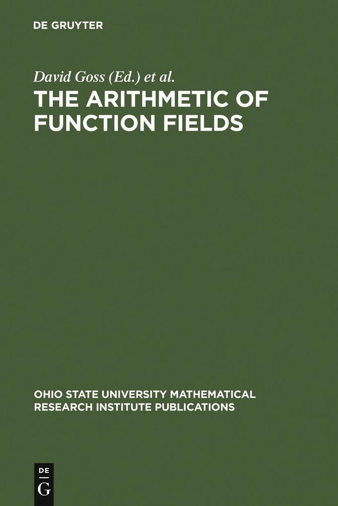 The Arithmetic of Function Fields