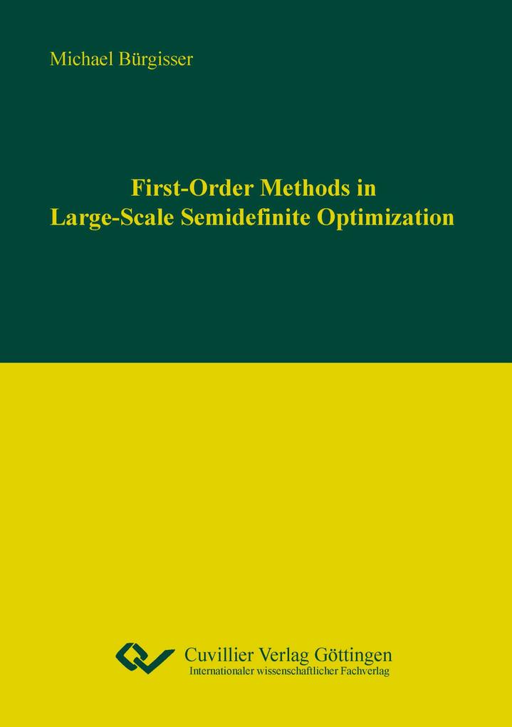 First-Order Methods in Large-Scale Semidenite Optimization
