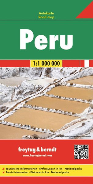 Freytag + Berndt Peru 1 , 1 000. Autokarte