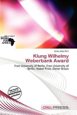 Klung Wilhelmy Weberbank Award