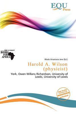 Harold A. Wilson (physicist)
